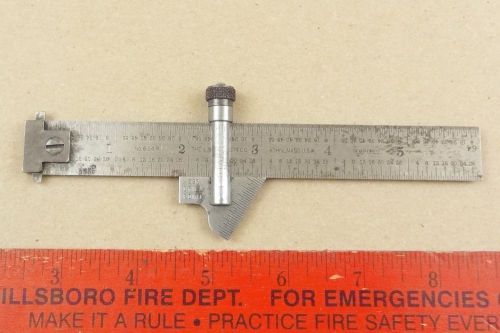 Ls starrett no. 604r slide rule ruler angle gauge gage machinist lathe tool for sale