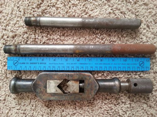 Vintage greenfield tap &amp; die no. 7 1/2 - tap handle / wrench g.t.d. 1/4&#034;-7/8&#034; for sale