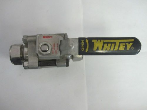 Ball valve , Whitey SS-65TS16 , 2200 psi , 1&#034; tri-clover sanitary