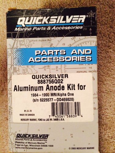 Quicksilver  Aluminum Anode Kit for 1984 - 1990 MR\Alpha One