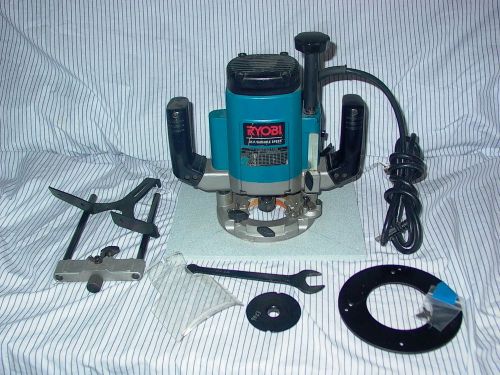 RYOBI RE-600 3 hp PLUNGE ROUTER - 1/2&#034; Collet 1/4&#034; Bushing -  Great Router Table