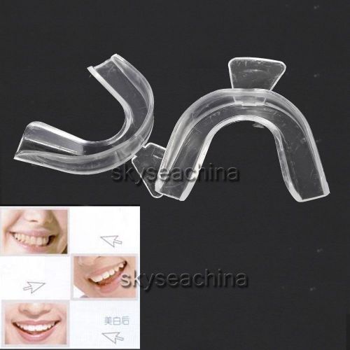 2x pair thermoforming mouth dental tray bleaching tooth whitener impression tray for sale