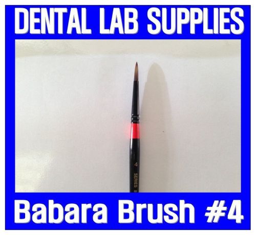 NEW Dental Lab Porcelain Build Up Babara Brush #4 - Us Seller