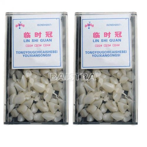 Free shipping 2 box new mixed temporary crown dental anterior materials for sale for sale