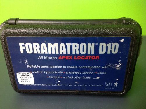 DENTAL FORAMATRON D-10 ROOT APEX LOCATOR