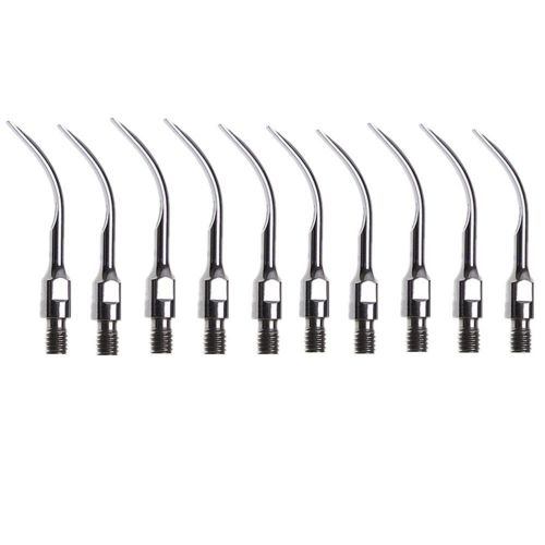 10pc dental ultrasonic piezo scaling scaler tips fit sirona handpiece gs6 for sale