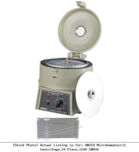 Unico microhematocrit centrifuge,24 place,110v cmh30 for sale
