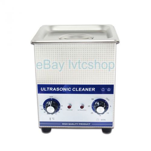 2L Ultrasonic Cleaner w/ Timer&amp;Heater Free Stainless Basket New 1 Year Warranty