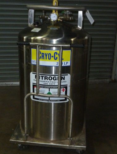 Thermo scientific 8121 230 liter ln2 nitrogen supply tank inventory 563 for sale