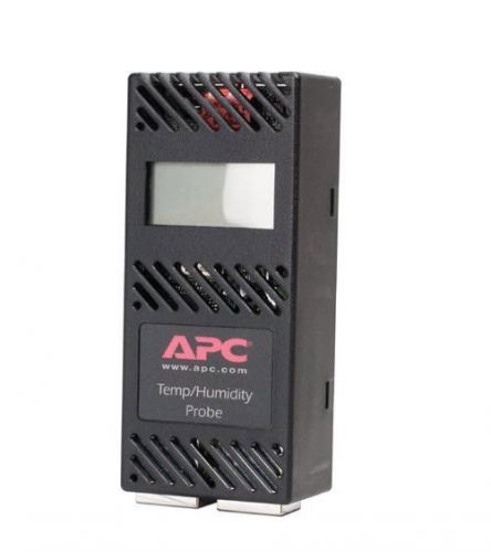 APC Temperature &amp; Humidity Sensor with Display Black (AP9520TH)