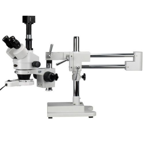 3.5x-90x inspection zoom stereo microscope  with 10mp usb camera for sale