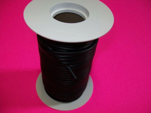 50 foot reel 1/8 x 1/32 x 3/16od  latex black rubber tubing surgical id x w x od for sale
