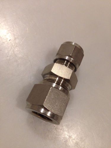 Hoke gyrolok 1/2&#034; - 3/8&#034; stainless 316 reducing union tube 8ru6316 compression for sale