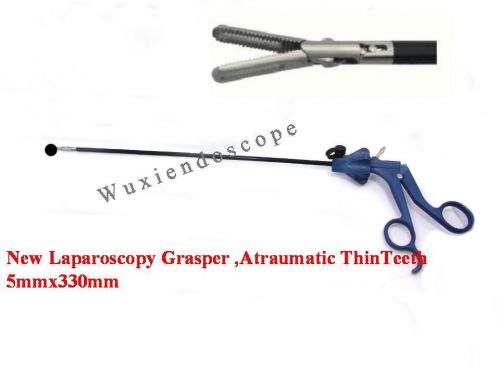 New Laparoscopy Grasper ,Atraumatic,thin teeth,5mmx330mm,Autocalve,Detachable