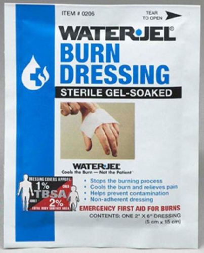Water-Jel 4&#034;x4&#034; Burn Dressing, Sterile Gel-Soaked, First Aid, MPN-0404