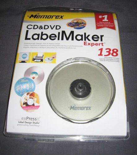MEMOREX CD &amp; DVD LABEL MAKER EXPERT 138