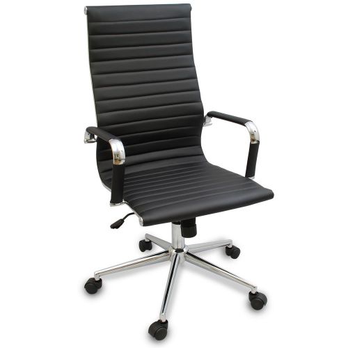 New black modern high back executive office chair for sale
