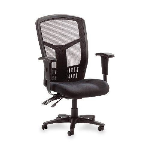 Lorell Executive High-Back Chair, Mesh Fabric, 28-1/2&#034;x28-1/2&#034;x45, BK ^z^l