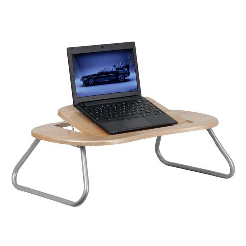 Portable laptop computer table with adjustable angle for sale