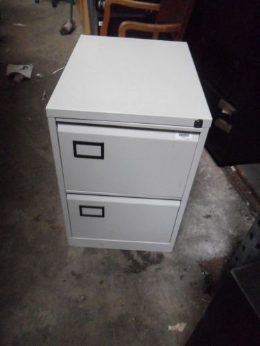 15 x LOCKING Grey Two Drawer Filing Cabinet - Various Colours Various Brands