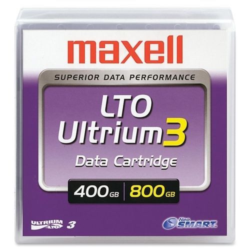 Maxell lto ultrium 3 tape cartridge - 400 gb / 800 gb - 2230.97 ft tape length for sale