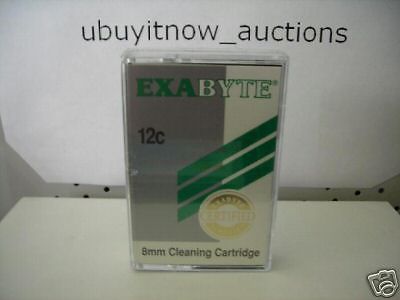 * new * exabyte 8mm 12c cleaning tape cartridge 727386 + l~qq~k for sale