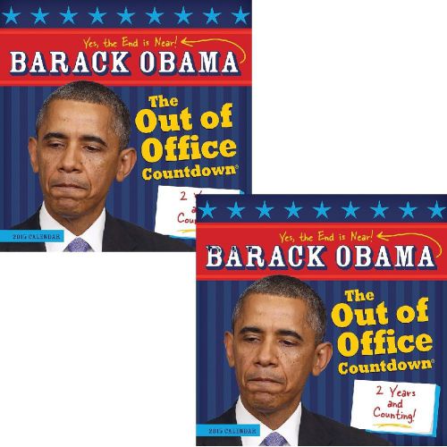NEW (Set/2) President Barack Obama 2015 Out Of Office Countdown 2015 Calendar