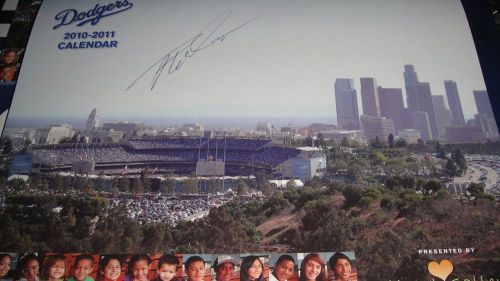 Los Angeles Dodgers CALENDAR Autographed Team Owner Frank McCourt MLB Baseball