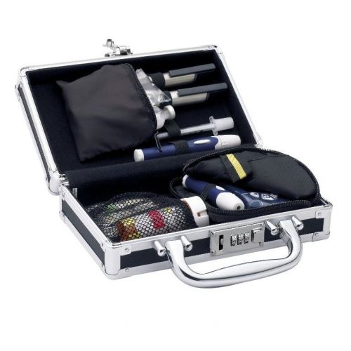 Bag travel luggage storage medicine case combination lock camping outdoor black for sale