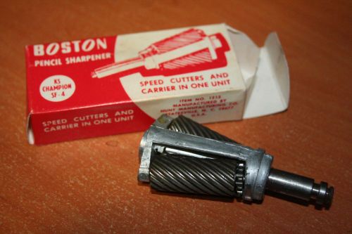Vintage Boston pencil sharpener cutter block &amp; carrier unit KS Champion SF-4