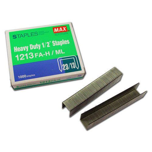 Max 1/2&#034; Staples For The HD-12N Series and HD-12F 1000 Pack - 1213FA-H Free Ship