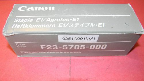 CANON E1-F23-5705-000 COPIER STAPLES 3 PER BOX NIB