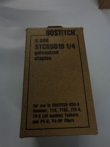 Bostitch STCR5019 1/4&#034; Galvanized Staples 7 boxes. Good Deal!!!!