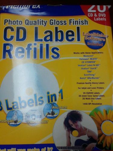 Memorex Cd Label(s) - Glossy 20 Label (32020415) (3202-0415)
