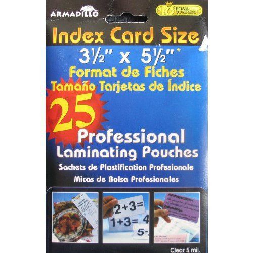 Royal sovereign rf053x5c0025 25pk card size laminating for sale