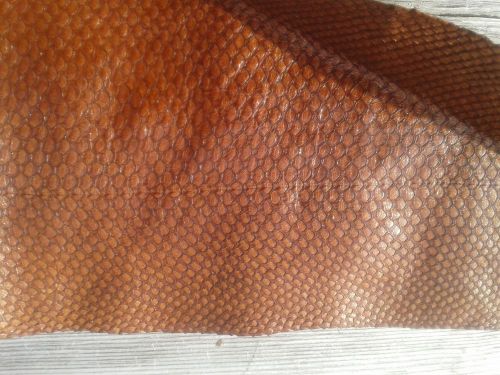 Reddish Fish leather for craft projects - 1 skin