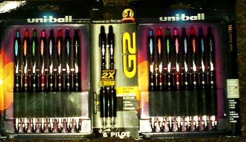 uni-ball 207 Retractable Gel Ink Pens, Medium Point Assorted 2 8pks