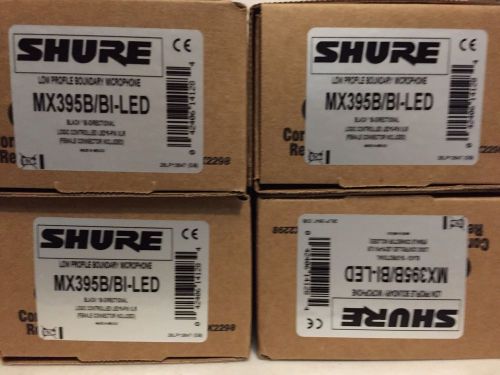Shure Mx395B-Bi-Led Table Or Ceiling Mounted Microphone - New