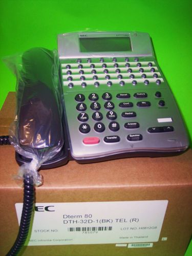 NEC Dterm 32 Button Telephone DTH-32D-1 BK 780079,  For IPK or IPK II System