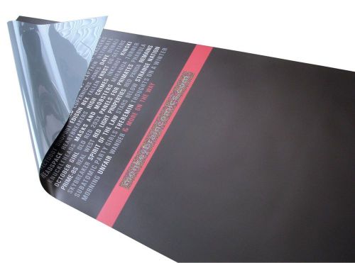 Custom Anti Curl Gray Backing Poster Film Sign Printing, Roll Up Stand.