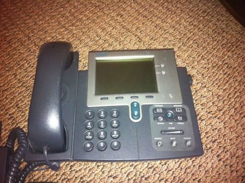 Lot of 3 Cisco Systems IP Phone CP-7941 Phones bases