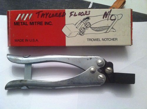 NEW with original box trowel notched from Metal Mitre Inc