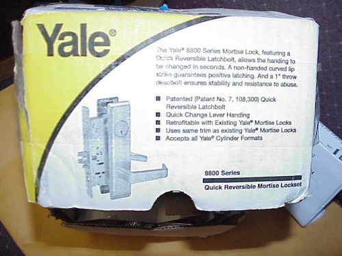 Yale aucn8807fl x 626  mortise lockset, lever, entrance/office for sale