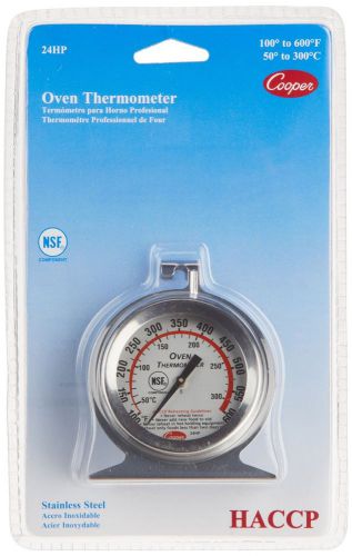 Cooper-Atkins 24HP-01-1 Stainless Steel Bi-Metal Oven Thermometer, 100 to 600...