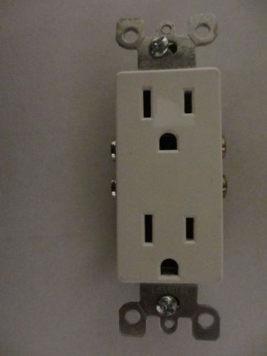 decora electrical outlet duplex receptacle 15 amps (used)