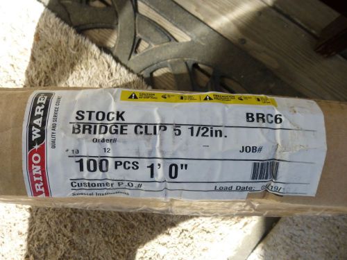 Marino ware frame rite (metal framing) connectors, bridge clips 5 1/2&#034; m/n brc6 for sale
