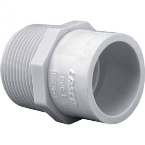 Pvc adapter 3/4 mip x 1 slip 436-102 mueller b and k pvc compression fittings for sale