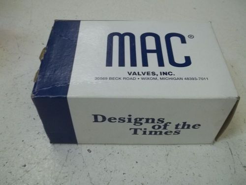 MAC 55B-11-PI-116AA SOLENOID VALVE *NEW IN A BOX*