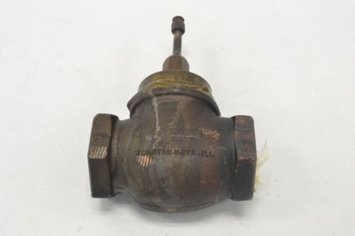 Honeywell manual flow control 2 way brass threaded 2 in npt globe valve b234369 for sale