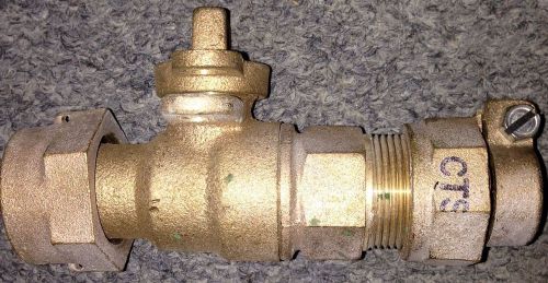 Brass Water Cutoff Valve, Never Been Used